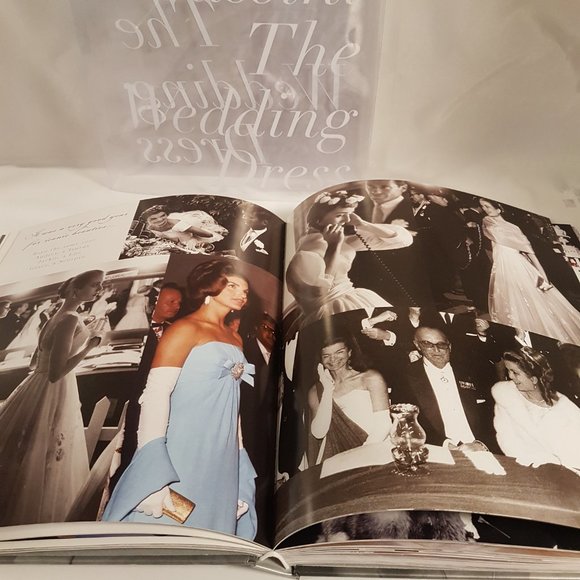 Book The Wedding Dress by Oleg Cassini with Acetate Jacket Cover Fashion History - Picture 9 of 15